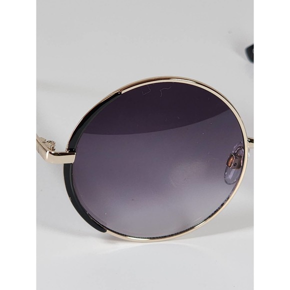 FGX by Foster Grant Gold & Black Full Round Metal Frame Sunglasses 52077FGX710 - Picture 7 of 10
